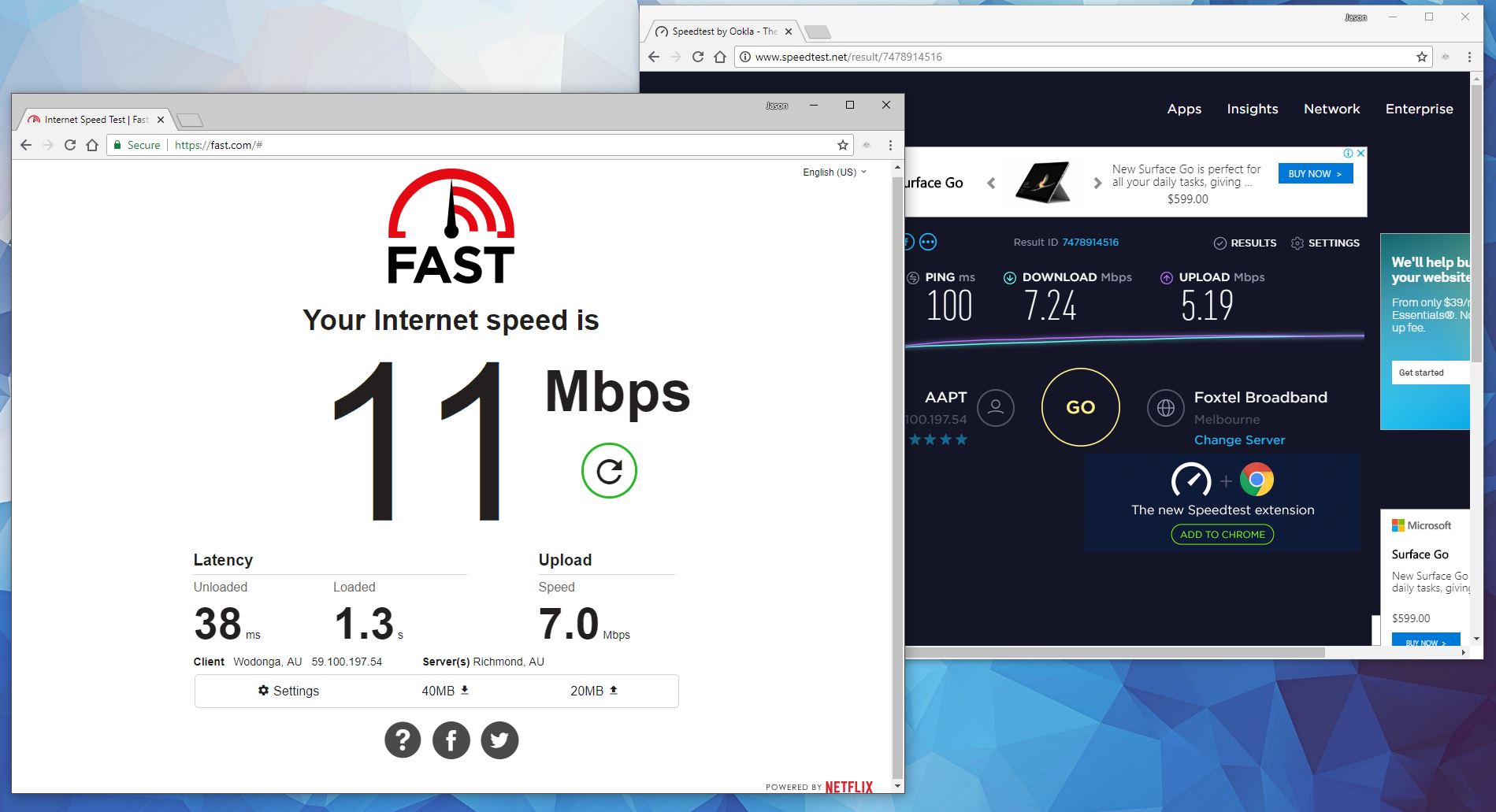 Netflix's speed test adds upload and latency techAU